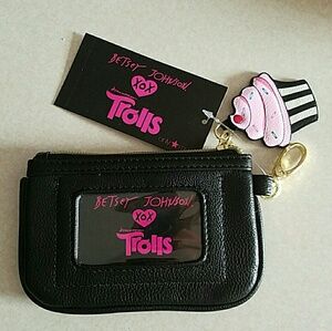 Cute betsey johnson coins purse.